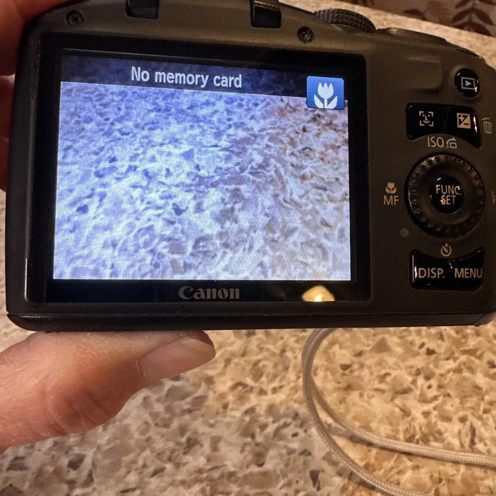 Canon PowerShot SX130 IS 12.1MP Digital Camera Black PC1562 Works